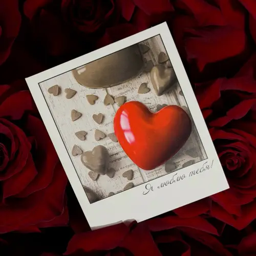 Миниатюрные открытки про Любовь 